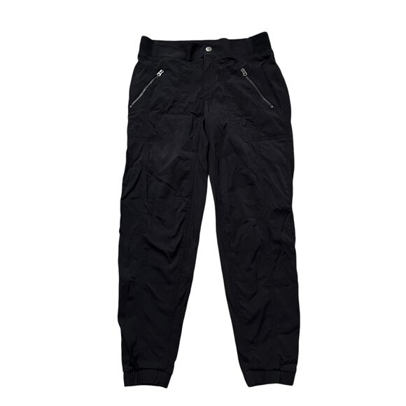 Athleta black cargo jogger pants size 6 - Picture 1 of 11
